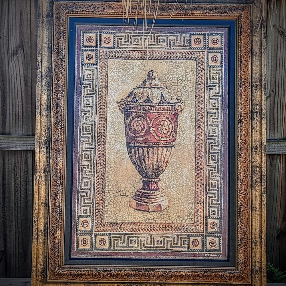 Vessel Of Antiquity II - Large Oil Painting signed by Jill O'Flannery